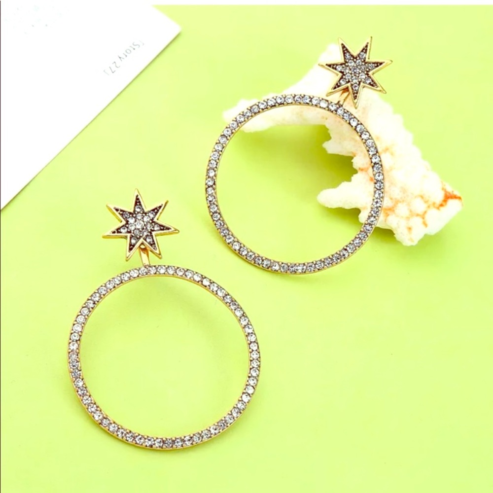 Fun hoop earrings